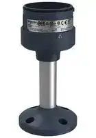 XVUZ02: Signal Indicator Accessory, Harmony XVU, Base, Integrated Tube, Fixing Plate, Black, 100mm