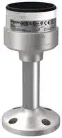 XVUZ02Q: Signal Indicator Accessory, Harmony XVU, Base, Integrated Tube, Fixing Plate, Silver, 100mm
