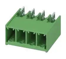 1055247: Terminal Block, Header, 7.62 mm, 3 Ways, 41 A, 630 V, Through Hole Right Angle