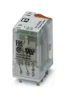 2903666: Power Relay, DPDT, 24 VAC, 12 A, REL-IR2/L Series, Socket
