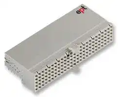 244-61300-15: Connector, 125 Contacts, 2 mm, Receptacle, Press Fit, 5 Rows