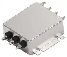 25KEBS6AFPD: Power Line Filter, General Purpose, 440 VAC, 20 A, Three Phase, 1 Stage, Chassis Mount