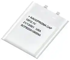 SCPB13A855SNA: Supercapacitor, 8.5 F, 2.1 V, Solder, -10%, +30%, 2000 hours @ 65°C