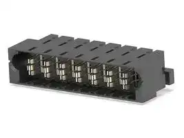 6450843-6: Connector, MULTI-BEAM XLE, 7 Contacts, 7.62 mm, Header, Press Fit, 1 Rows