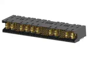 6450849-6: Connector, MULTI-BEAM XLE, 46 Contacts, Header, Press Fit, 4 Rows
