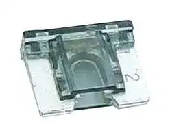 MP012570: Fuse, Automotive, Light Grey, 2 A, 32 V, 11mm x 3.8mm x 9mm, MP Auto Blade Low Profile Series
