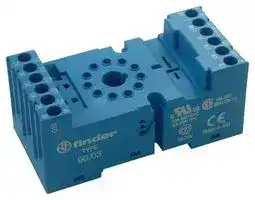90.03SMA: Relay Socket, DIN Rail, Panel, Screw, 11 Pins, 10 A, 250 V, 90 Series