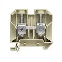 0380760000: DIN RAIL TERMINAL BLOCK, 2POS, 2AWG