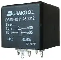DG85B-8011-75-1012: AUTOMOTIVE RELAY, SPDT, 12VDC, 60A