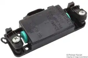 THB110A6B-F: Panel Mount Barrier Terminal Block, Without cable clamp, 1 Row, 3 Ways, 8 AWG, 24 A