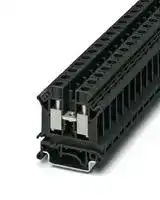 0719236: DIN Rail Mount Terminal Block, Feed-thru, 2 Ways, 24 AWG, 8 AWG, 6 mm², Screw, 41 A