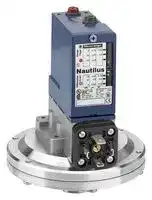 XMLB001R2C11: Pressure Switch, Differential, G 1/4" BSP, 0.05 bar, 1 bar, SPST-CO, 120 VAC