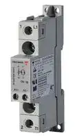 RGS1A23D25KKEDIN: Solid State Relay, 1 Pole, 10 A, 264 VAC, DIN Rail, Panel, Screw, Zero Crossing