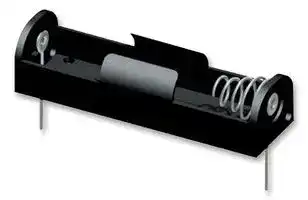2466: Battery Holder, AAA x 1, Through Hole