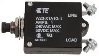 W23-X1A1G-1..: CIRCUIT BREAKER, THERMAL, 1P, 250V, 1A