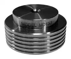 MD130: Magnetic Mounting Base, 2 Pole, Wireless Vibration Sensor, 2" Dia, 130 lb, 1/4-28 Tapped Hole