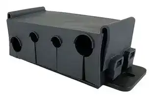 FHZ416: Fuse Holder, Automotive Blade, Bolt Down, 400A, 32VDC, 4 Fuses