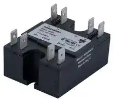 RA2A23D25: Solid State Relay, DPST, 25 A, 265 VAC, Panel Mount, Quick Connect, Zero Crossing