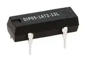 DIP05-1A72-11L: Reed Relay, SPST-NO, 5 VDC, DIP Series, Through Hole, 500 ohm, 500 mA
