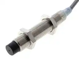E2A-M12LN08-WP-B1 2M: Inductive Proximity Sensor, Cylindrical, E2A Series, M12, 8 mm, PNP-NO, 12 V to 24 V, Pre-wired