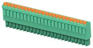 2-2842474-4: Pluggable Terminal Block, Green, 3.5 mm, 24 Ways, 24 AWG, 16 AWG, 1.3 mm², Push In