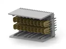 6469076-1: Connector, Z-PACK HM-Zd, 40 Contacts, 2.5 mm, Header, Press Fit, 4 Rows