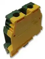 016513023: DIN Rail Mount Terminal Block, 6 Ways, 18 AWG, 4 AWG, 16 mm², Screw