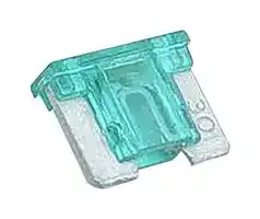 MP012579: Fuse, Automotive, Green, 30 A, 32 V, 11mm x 3.8mm x 9mm, MP Auto Blade Low Profile Series