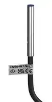 XS504R1NAL2: Inductive Proximity Sensor, 0.8 mm, 3-Wire, NPN/NO, Cylindrical, Cable, IP67, 12 to 24 VDC