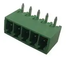 691322110005: Terminal Block, Header, 3.5 mm, 5 Ways, 10 A, 300 V, Through Hole Right Angle