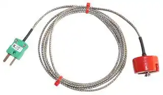 BMS-K-2-C70-MP-25.4: Thermocouple, Magnet, K, Stainless Steel, 80 ", 2 m