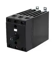 DR6760A25P: Solid State Relay, w/ Internal Overvoltage Protection, 3PST-NO, 25 A, 600 VAC, DIN Rail, Panel