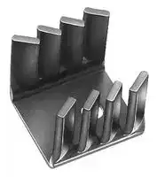 FK 230 SA L1: Heat Sink, For Transistors, TO-220, Black Anodized, 21 °C/W, TO-220, 20.5 mm, 19.5 mm, 19 mm