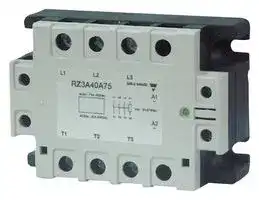 RZ3A60D75P: Solid State Relay, 3PST-NO, 75 A, 660 VAC, Panel Mount, Screw, Zero Crossing