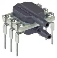 ABPDRRV060MGAA5: Pressure Sensor, 60 mbar, Analogue, Gauge, 5 VDC, Dual Radial Barbed, 2.7 mA