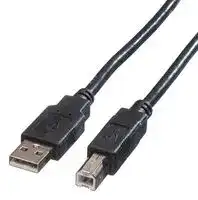 11.44.8808: USB Cable, Type A Plug to Type B Plug, 800 mm, 31.5 ", USB 2.0, Black