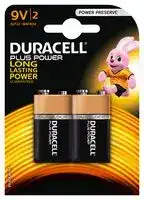 5000394105522: Battery, Plus, Pack of 2, 9 V, PP3, Alkaline, Snap Contact