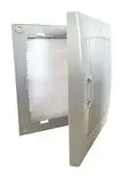 LFGH120: Fan Finger Guard, Plastic, 120mm Axial Fans, 139 mm