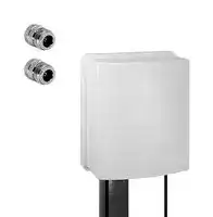 OSCAR421/0.4M/NTYPEF/S/S/19: MIMO WiFi Antenna, 1.7GHz to 2.7GHz, 2.5 VSWR, 9dBi Gain, 50ohm, Vertical Polarisation, Mast/Wall