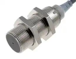 E2A-M18KS08-WP-B1 5M: Inductive Proximity Sensor, Cylindrical, E2A Series, M18, 8 mm, PNP-NO, 12 V to 24 V, Pre-wired