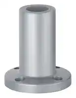 96069803: Base, Signal Indicator, Integrated Tube, Polycarbonate, Silver, 70 x 82 mm, KOMPAKT 37 Series