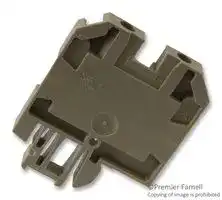 0128360000: TERMINAL BLOCK, DIN RAIL, 2 POSITION, 22-10AWG