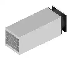 LA 17 300 24: Fan / Force Cooled Heat Sink, 24VDC, 0.053 K/W, 120 mm, 122 mm, 300 mm, 237 m³/h, 57 dBA