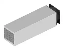 LA 17 400 230: Fan / Force Cooled Heat Sink, 230VAC, 0.053 K/W, 120 mm, 122 mm, 400 mm, 160 m³/h, 47 dBA