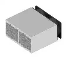 LA 18 200 230: Fan / Force Cooled Heat Sink, 230VAC, 0.25 K/W, 120 mm, 243 mm, 200 mm, 160 m³/h, 47 dBA