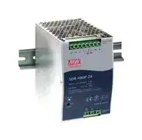 SDR-480P-24: AC/DC DIN Rail Power Supply (PSU), ITE, 1 Output, 480 W, 24 V, 20 A