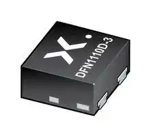 BC817-25QBZ: Bipolar (BJT) Single Transistor, NPN, 45 V, 500 mA, 460 mW, DFN1110D, Surface Mount