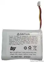 PICPALNB27: Rechargeable Battery, 10.8 V, Lithium Ion, 3.35 Ah, 18650, Connector, 1