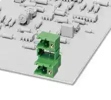 1736768: Terminal Block, Double-Level, Header, 5.08 mm, 2 Ways, 10 A, 250 V, Through Hole Right Angle