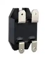 EL100D10-12N: Solid State Relay, SPST-NO, 10 A, 100 VDC, Panel Mount, Quick Connect, Right Angle